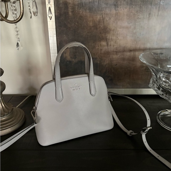 kate spade Handbags - Kate Spade Grey Satchel Bag